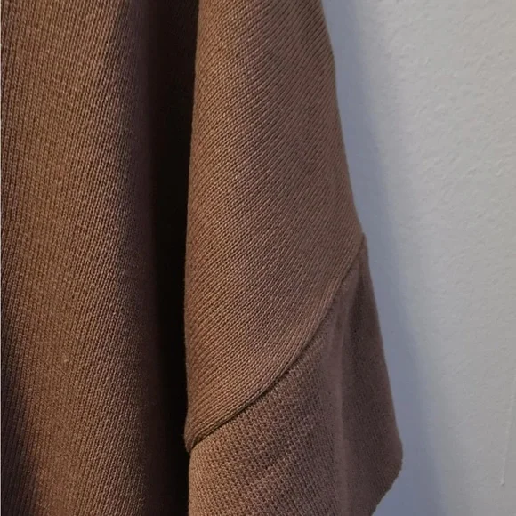 Brown Polo Shirt with Relaxed Fit and Textured Fabric - Picture 10 of 13